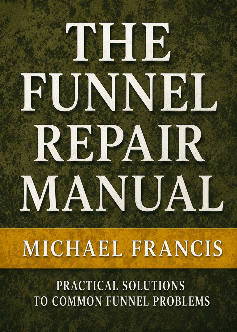 The Funnel Repair Manual book cover by Michael Crane